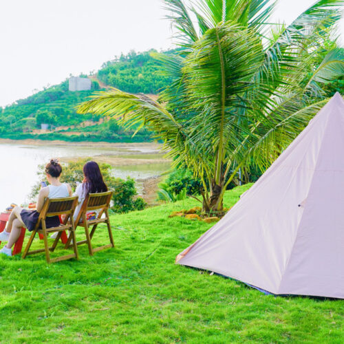 Mongolian Lakeside Nomad Tent