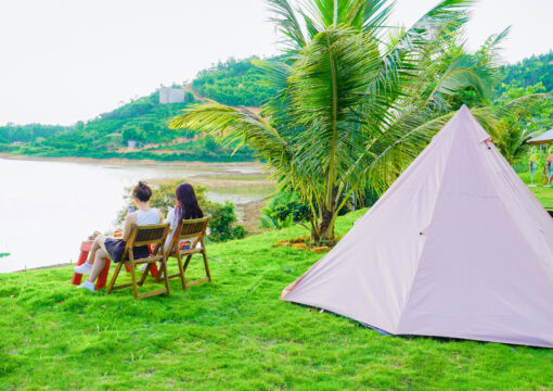 Mongolian Lakeside Nomad Tent