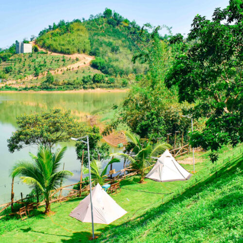 Mongolian Lakeside Nomad Tent